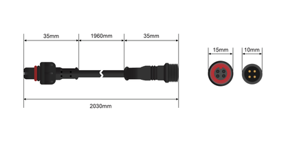 WIREXTENSION-LEDROCK Wiring Extension Cable STEDI Surface RGB Rock Light | Genuine STEDI Product, image 9