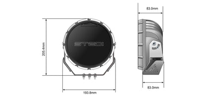 ST-01-SRT-702 Type-X Sport Plus 7" Silver Edition | Genuine STEDI Product