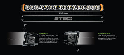ST-02-SRT-116 Sport Plus Single Row 21.5 inch 16 LED Light Bar | Genuine STEDI Product