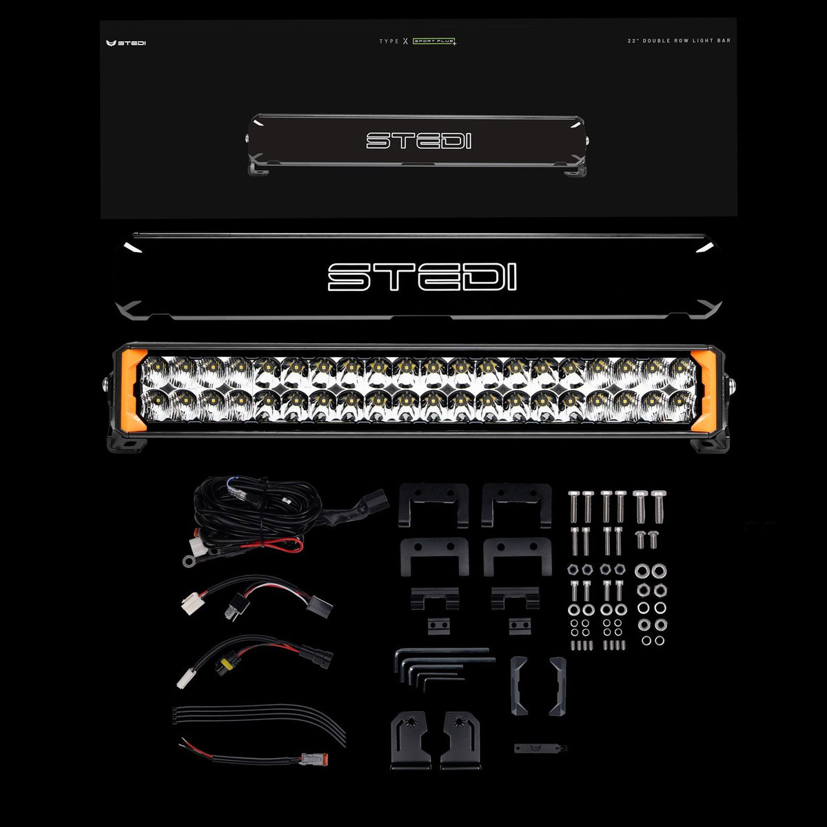ST-02-SRT-240 Sport Plus Double Row 22 inch 40 LED Light Bar | Genuine STEDI Product