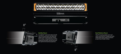 ST-02-SRT-240 Sport Plus Double Row 22 inch 40 LED Light Bar | Genuine STEDI Product
