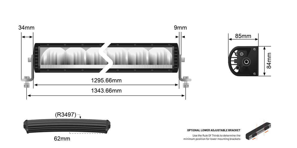 LEDST2K-50-20L Curved 50.8 Inch Super Drive 20 LED Light Bar | Genuine STEDI Product, image 14
