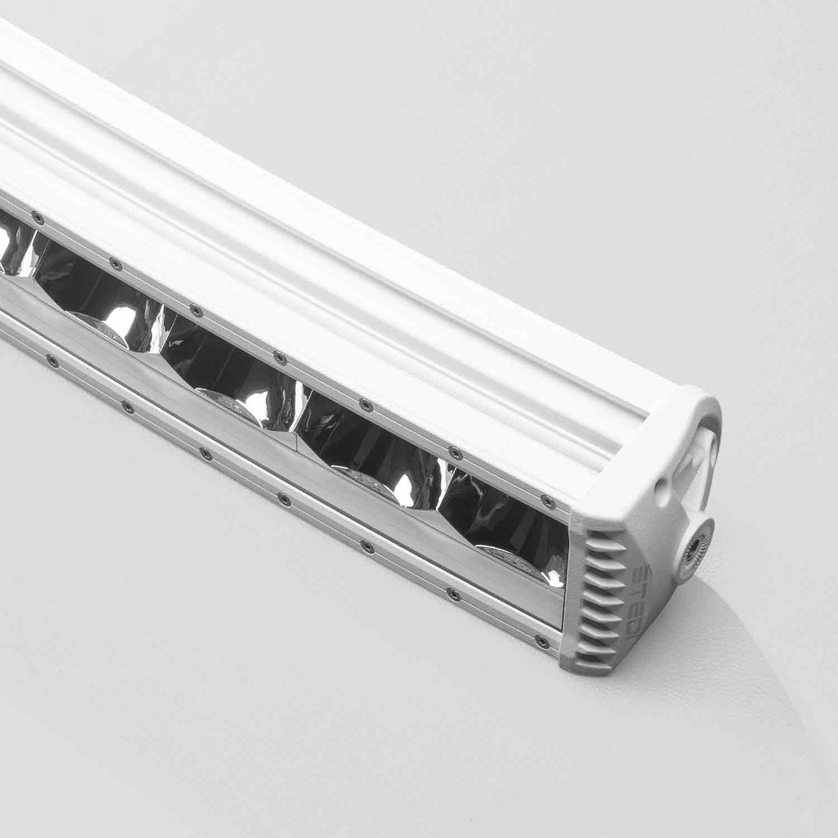 LEDST2K-31-12L-WHITE Marine White Boat Curved 31 Inch ST2K 12 LED Light Bar | Genuine STEDI Product