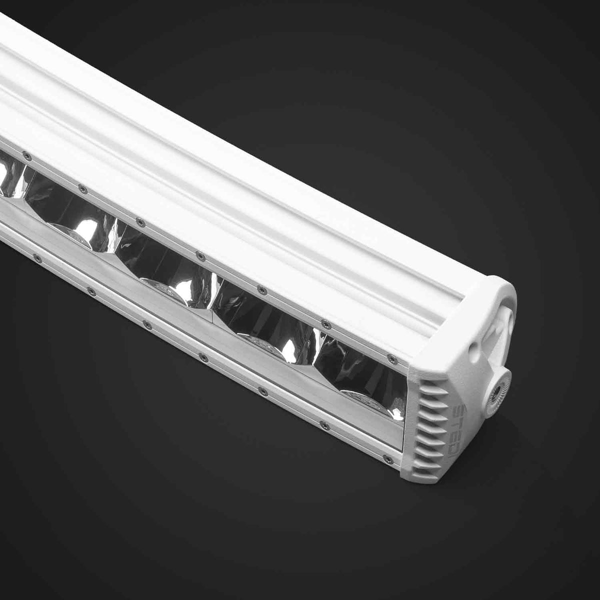 LEDST2K-31-12L-WHITE Marine White Boat Curved 31 Inch ST2K 12 LED Light Bar | Genuine STEDI Product