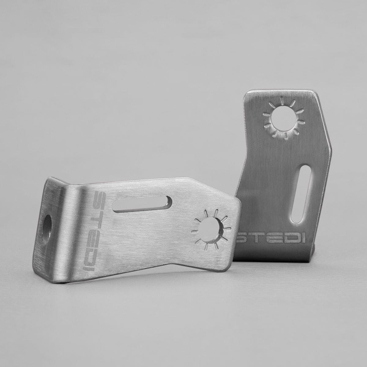 BRKST3301-SDE Side Brackets for LED Light Bars Brushed Stainless 59mm Profile | Genuine STEDI Product, image 7
