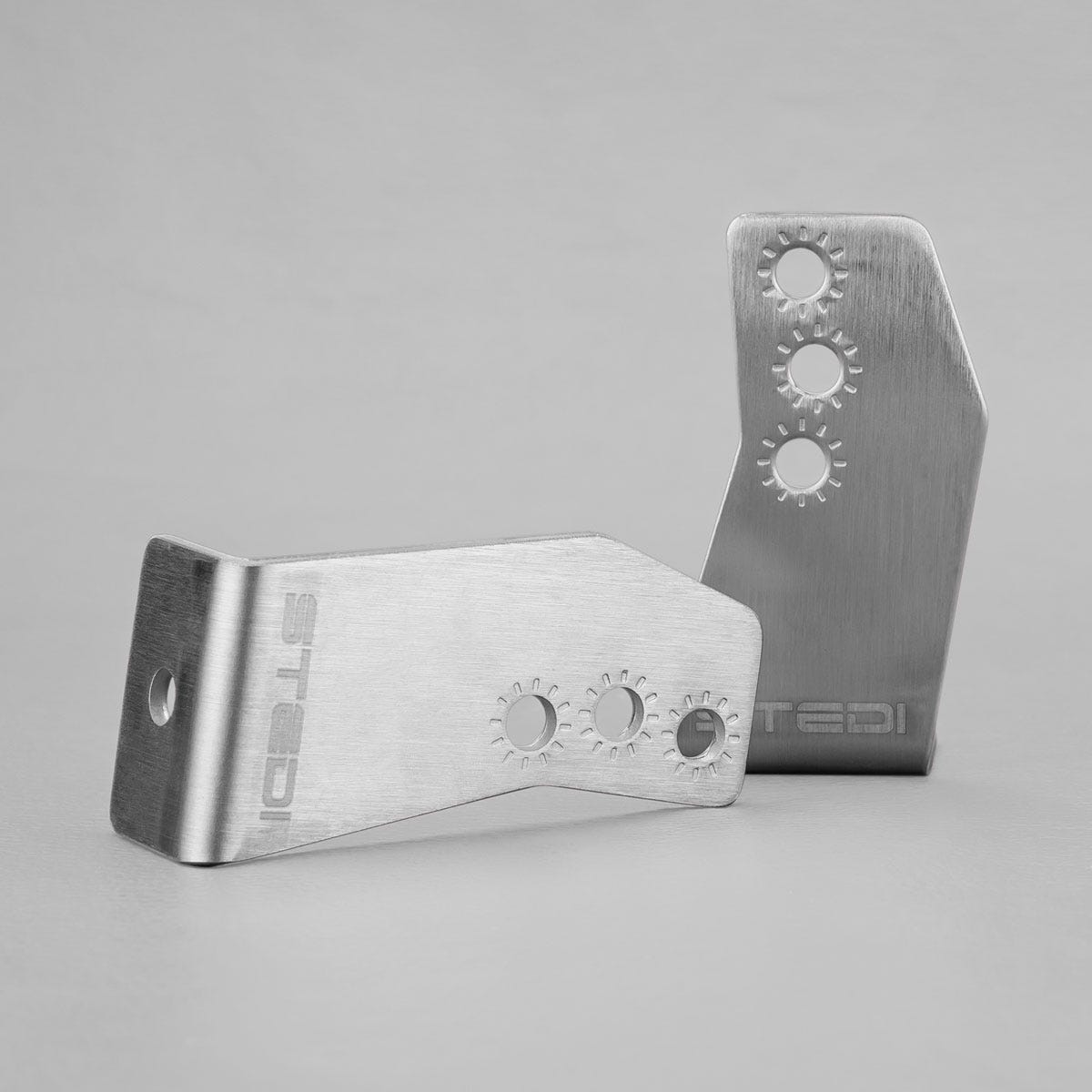 BRKST4K-SDE Side Brackets for LED Light Bars Brushed Stainless 95mm Profile | Genuine STEDI Product, image 6
