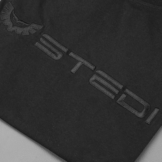 MERCH-TEE-STEDI-BLK-OPT STEDI Monochrome Tee - Black | Genuine STEDI Product
