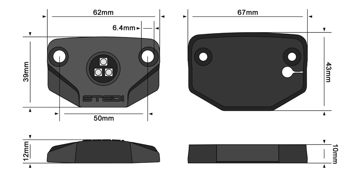 LEDROCK-MARINE-1PC Surface LED Rock Light (5700K) | Marine White | Genuine STEDI Product, image 12