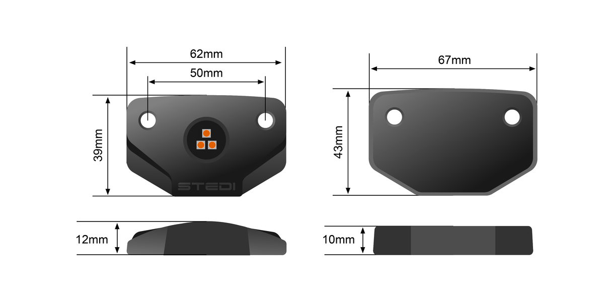 LEDROCK-AMB-1PC Surface LED Rock Light (1500K) | Genuine STEDI Product, image 13