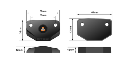 LEDROCK-AMB-1PC Surface LED Rock Light (1500K) | Genuine STEDI Product, image 13