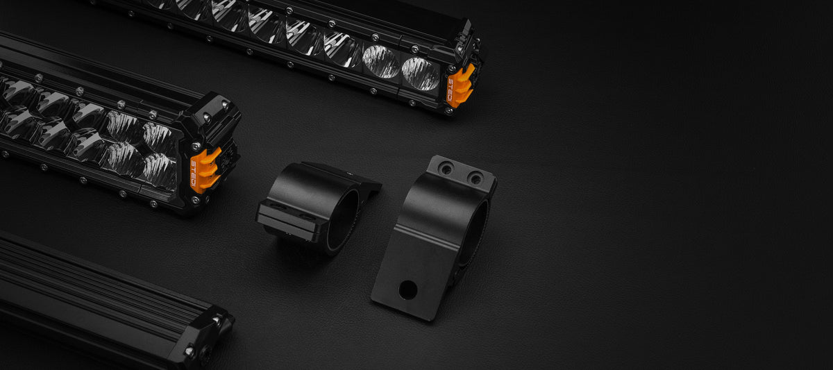 BRK4853-BLK-1 48mm - 53mm Bull Bar Tube Mounting Brackets | Black | Genuine STEDI Product, image 10