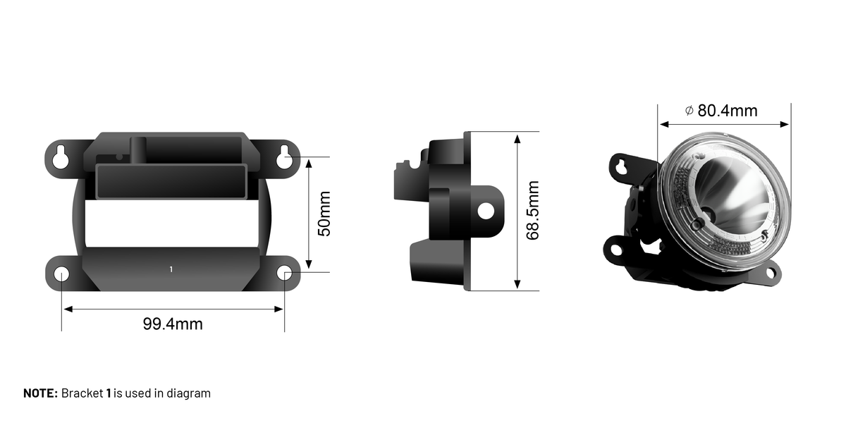 BOOST-TYPEA-KIT Boost Integrated Driving Light for TYPE-A Fogs | Genuine STEDI Product, image 14