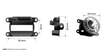 BOOST-TYPEA-KIT Boost Integrated Driving Light for TYPE-A Fogs | Genuine STEDI Product, image 14