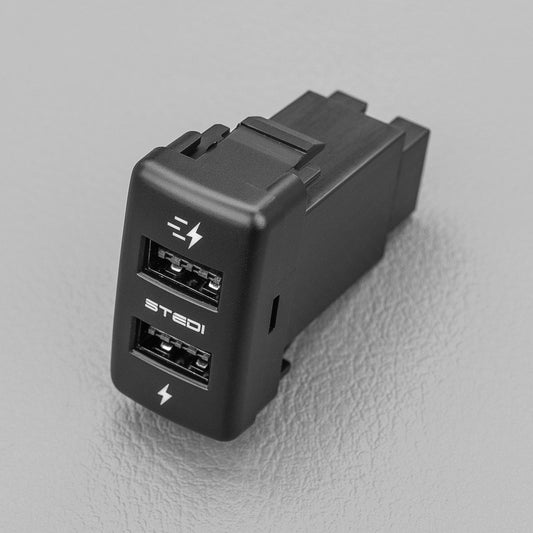 DUALUSB-TOY-TALL Tall Type Dual USB To Suit Toyota | Genuine STEDI Product