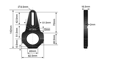 BRKUNIV-49-51MM 49mm - 51mm Vice Bull Bar Tube Clamps | Genuine STEDI Product, image 12